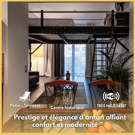 Manhattan Loft - Centre - 5 Mn A Pied Gare - Parking Prive - Patio Troyes Luaran gambar