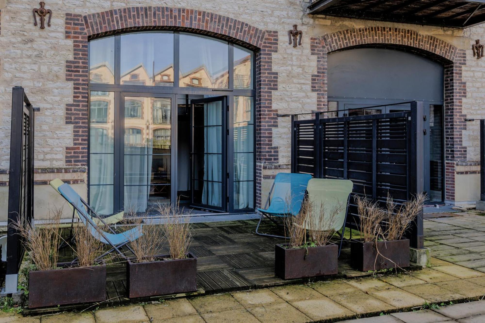 Manhattan Loft - Centre - 5 Mn A Pied Gare - Parking Prive - Patio Troyes Luaran gambar